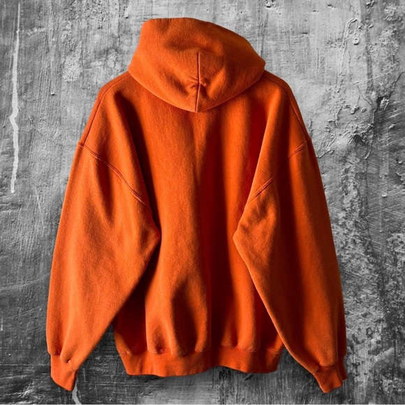 Orange Hoodie Sweater for Men - Picture 2 of 3